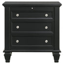 Sandy Beach  California King Bedroom Set Black