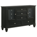Sandy Beach  California King Bedroom Set Black