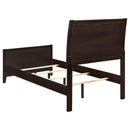 Carlton  California King Bedroom Set Cappuccino