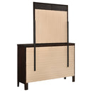 Carlton 6-drawer Dresser Cappuccino