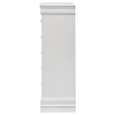 Louis Philippe 5-drawer Bedroom Chest Cappuccino