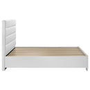 Felicity California King Storage Bed White High Gloss