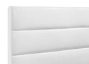 Felicity California King Storage Bed White High Gloss