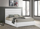 Felicity 53-inch Upholstered  Platform Bed White