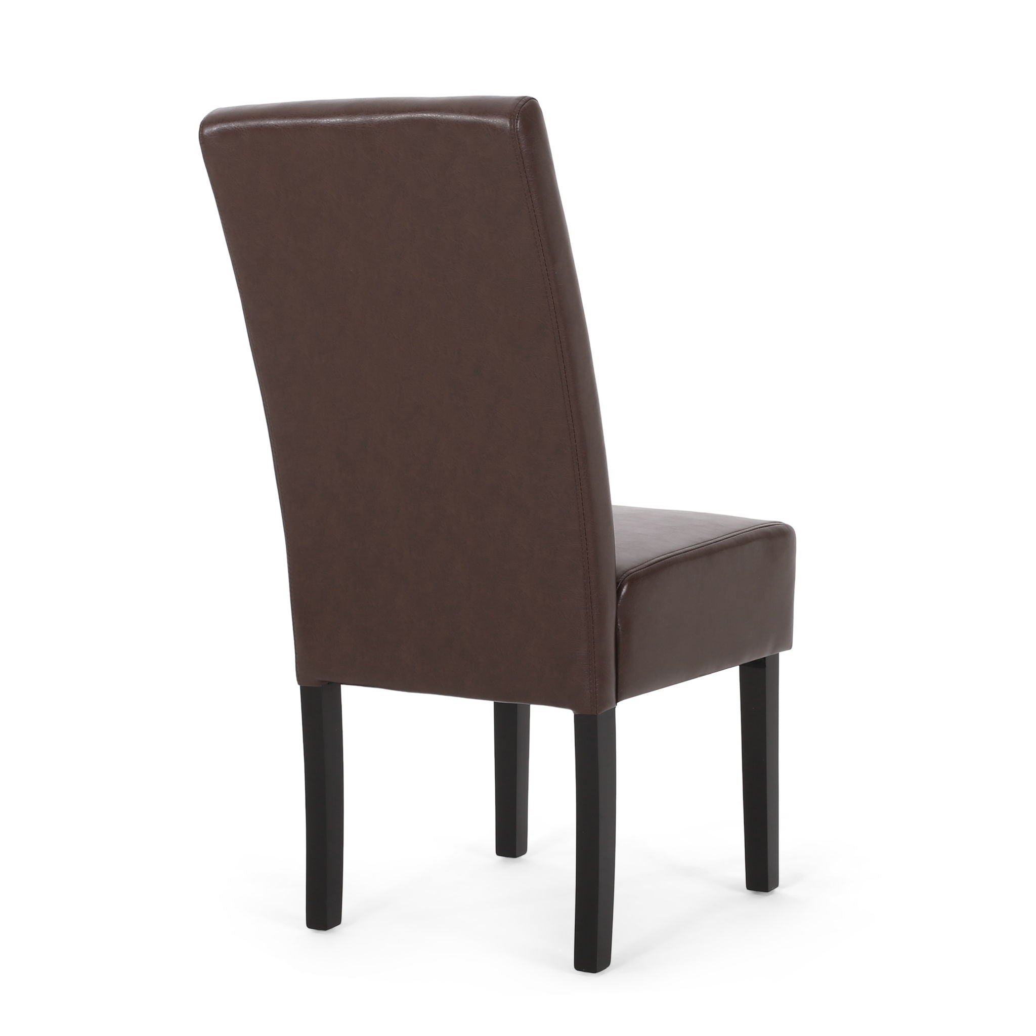 Contemporary Dining Chair With Rubberwood Legs (Set of 2)