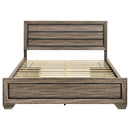 Kauffman Wood California King Panel Bed Dark Cocoa