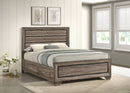 Kauffman Wood California King Panel Bed Dark Cocoa