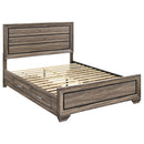 Kauffman Wood California King Panel Bed Dark Cocoa