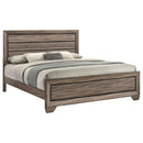 Kauffman Wood California King Panel Bed Dark Cocoa
