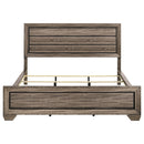 Kauffman Wood California King Panel Bed Dark Cocoa