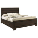 Kauffman Wood California King Panel Bed Dark Cocoa