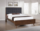 Robyn Wood California King Platform Bed Dark Walnut