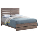 Brantford Wood  Panel Bed Barrel Oak