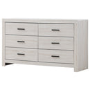 Brantford 6-drawer Dresser Barrel Oak