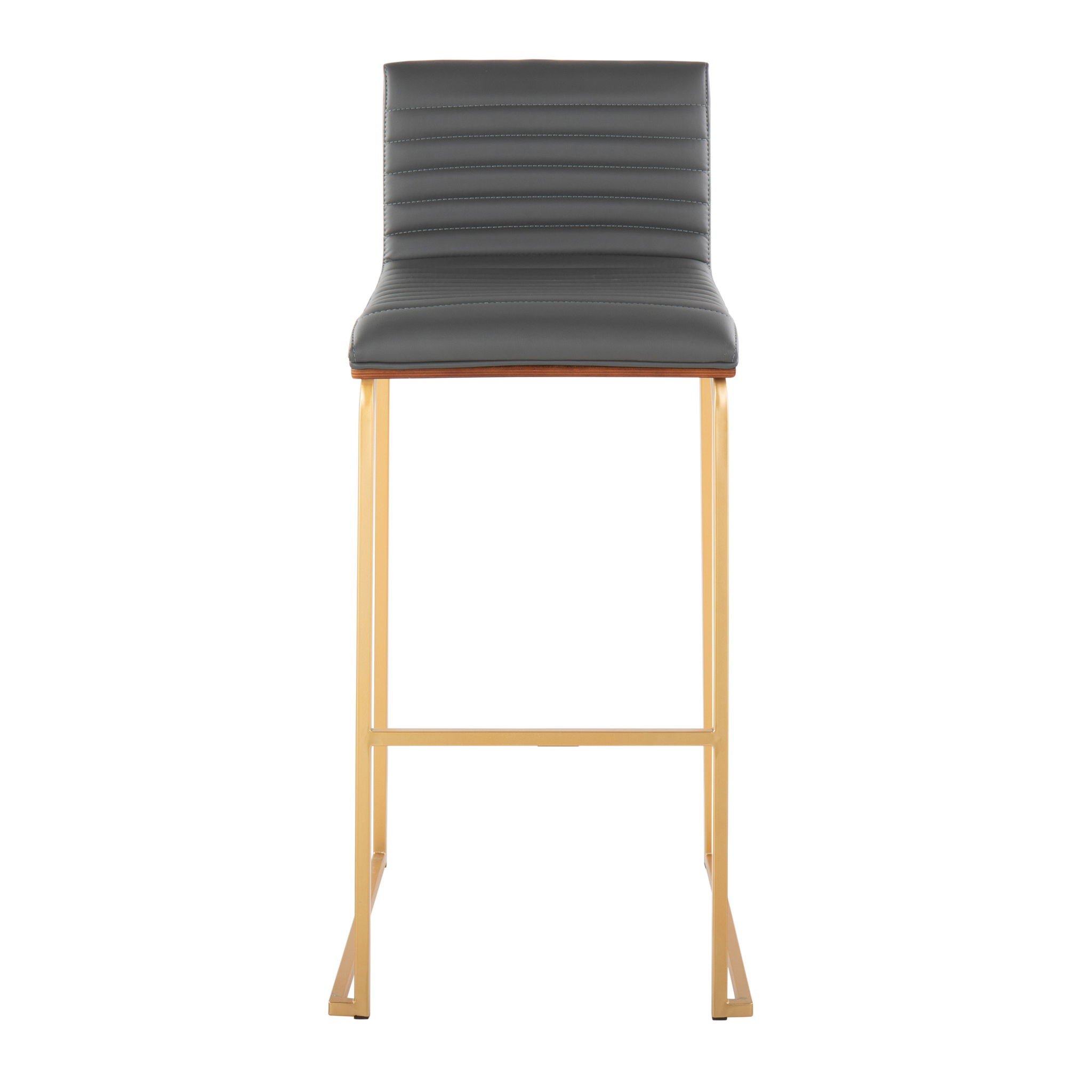 Mason Mara - Contemporary Versatile Desig Fixed Height Barstool (Set of 2)