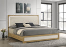 Hyland  Panel Bed LED Headboard Natural