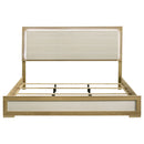 Hyland  Panel Bed LED Headboard Natural