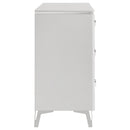 Cassia 6-drawer Bedroom Dresser Cabinet White High Gloss