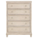 Pembroke 5-drawer Chest of Drawers Washed Oak