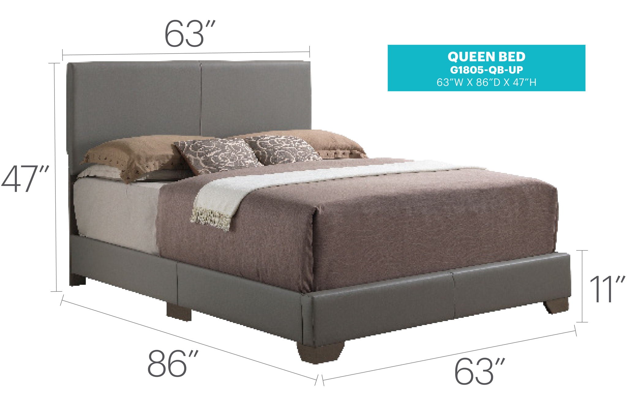 Elegant Platform Bed For Relaxed Spaces