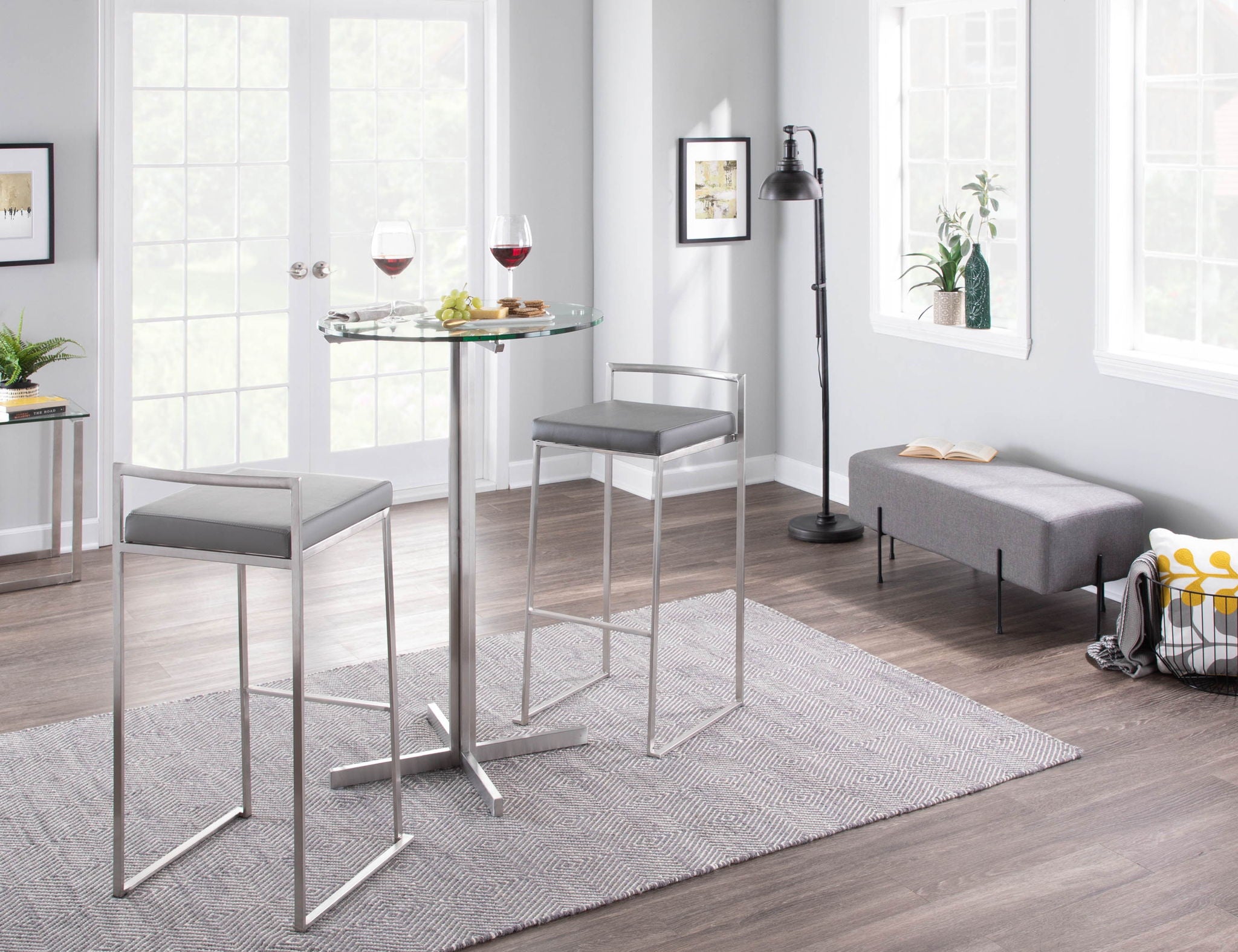 Fuji - Contemporary And Elegant Design Stackable Barstool