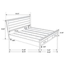 Woodmont California King Storage Bed Rustic Golden Brown