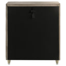 Lorient 5-drawer LED Chest of Drawers Ivory and Camel