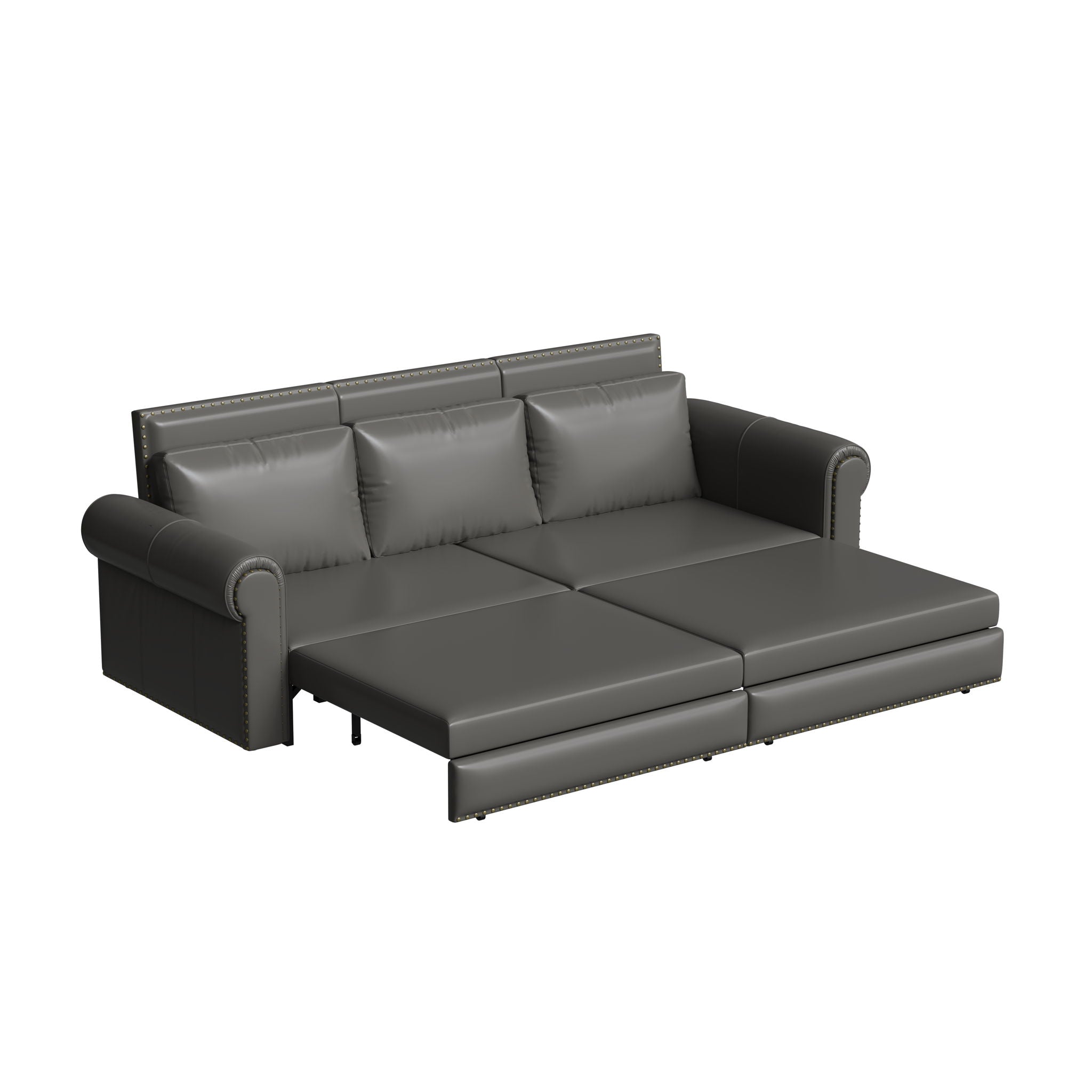Chesterfield Sofa & Pull Out Bed
