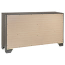 Wright  California King Bedroom Set Brown Oak