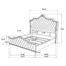 Antonella  Bedroom Set Ivory