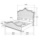 Antonella  Bedroom Set Ivory