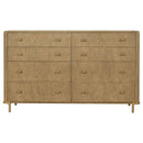 Arini  Bedroom Set Black and Natural
