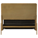 Arini RattanPanel Bed Sand Wash and Natural