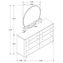 Arini 8-drawer Dresser Black