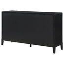 Briana 8-drawer Dresser with Mirror Black