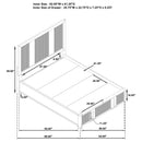 Terrace 2-drawer California King Storage Bed Ash Brown