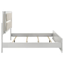 Marmore 64-inch California King Bed LED Headboard White