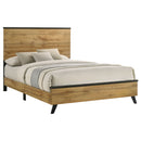 Kauffman Wood California King Panel Bed Dark Cocoa