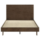 Glenwood 48-inch  Platform Panel Bed Warm Brown