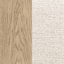 Kailani 49-inch California King Wingback Bed Beige Oak