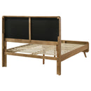 Robyn Wood California King Platform Bed Dark Walnut