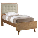 Robyn Wood California King Platform Bed Dark Walnut