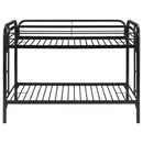Morgan Metal  Over  Bunk Bed Black