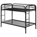 Morgan Metal  Over  Bunk Bed Black
