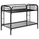 Morgan Metal  Over  Bunk Bed Black