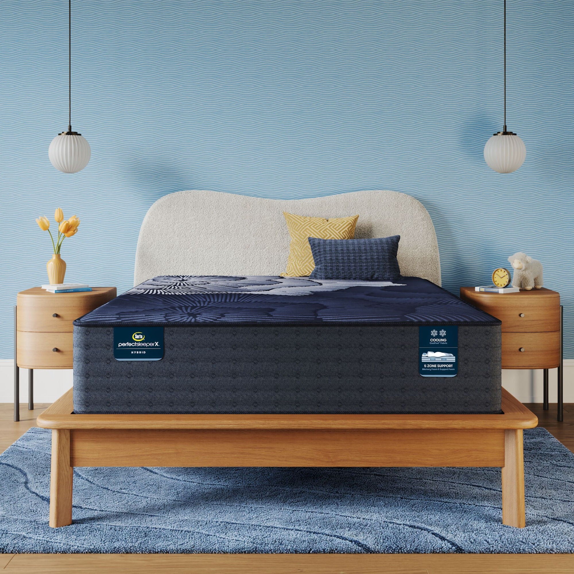 Perfect Sleeper - 14" X Prescott Hybrid Medium Firm Mattress