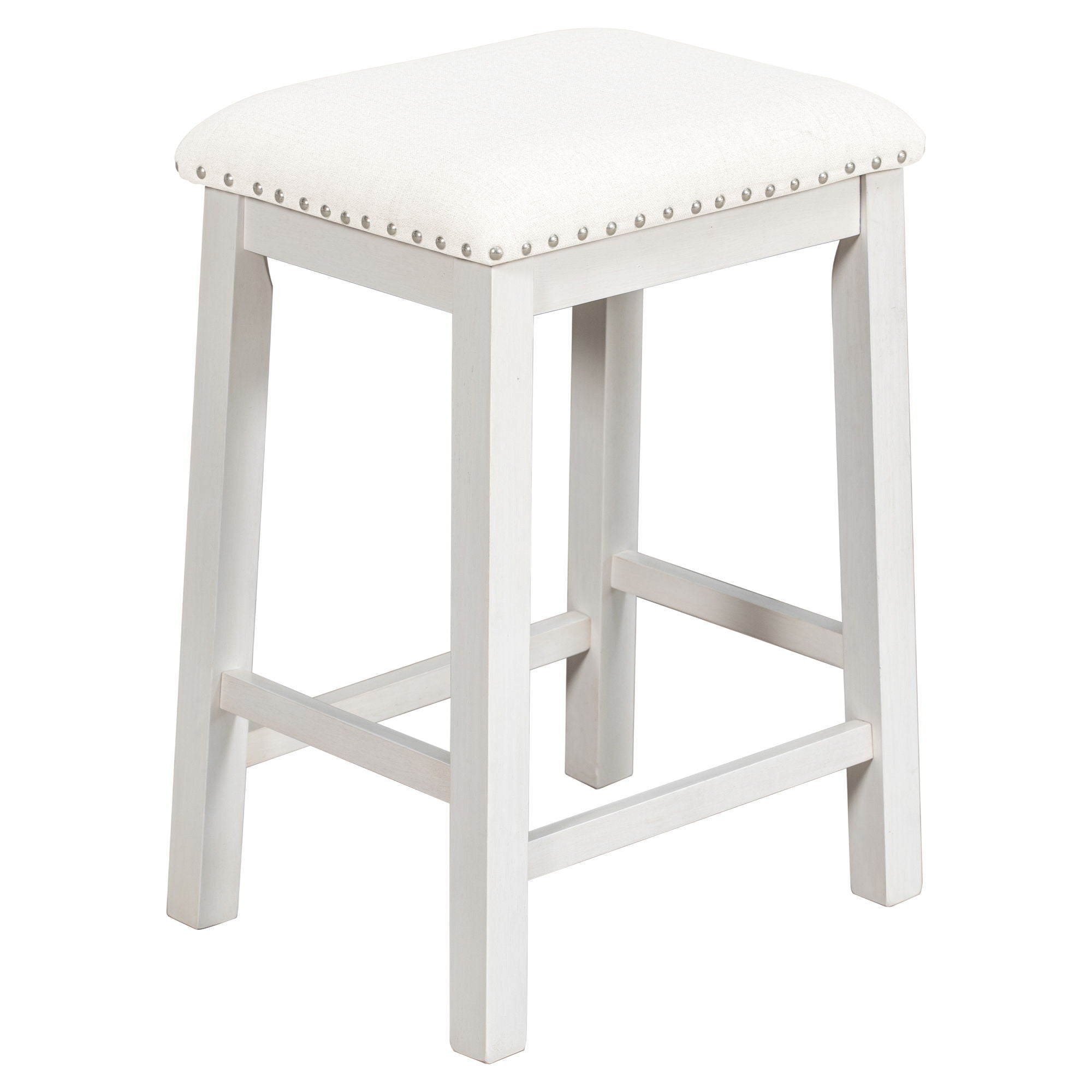 5 Pieces Counter Height Rustic Farmhouse Dining Room Wooden Bar Table Set With 2 Stools And 2 Chairs