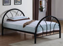 Marjorie Metal  Open Frame Bed Black