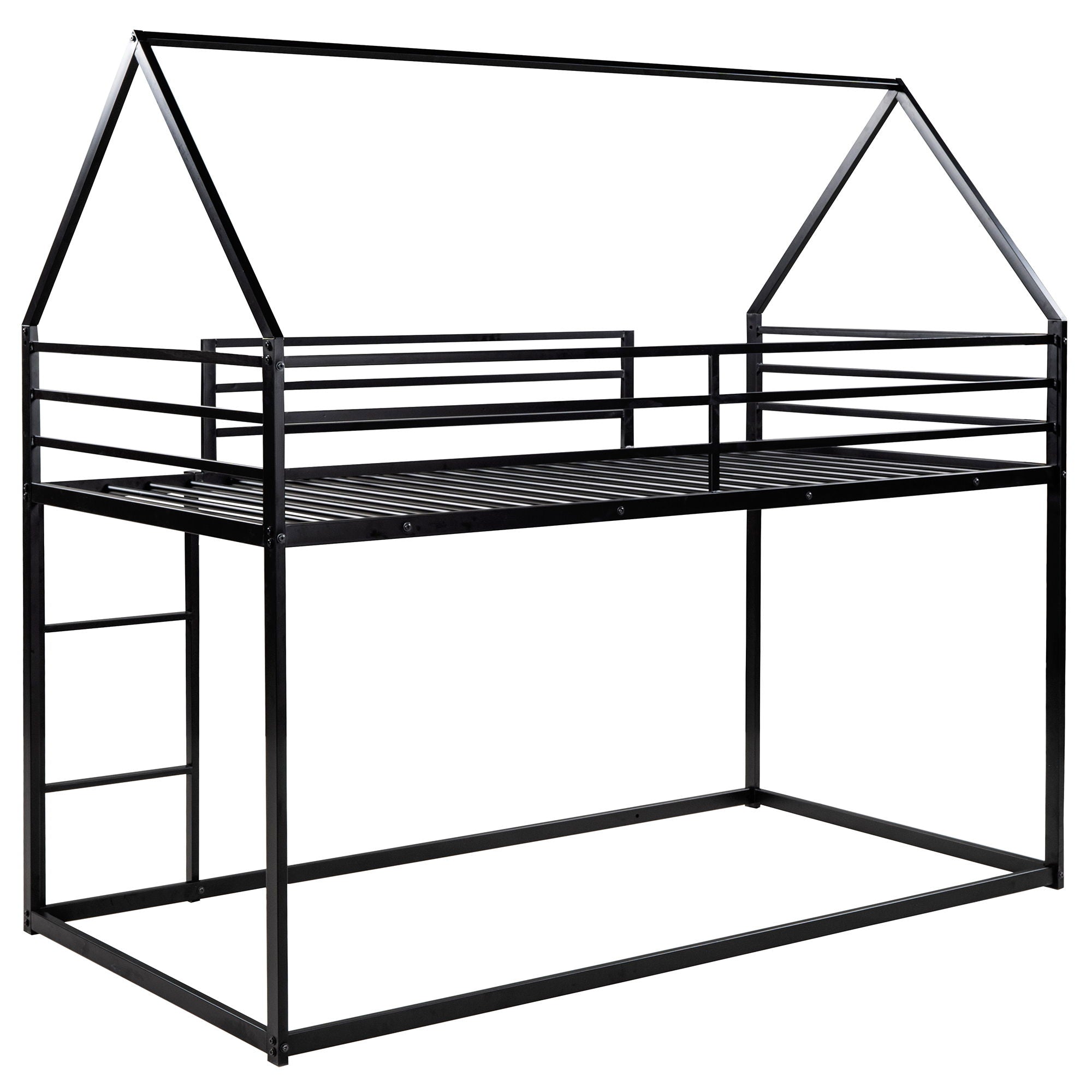 House Bunk Bed With Built In Ladder