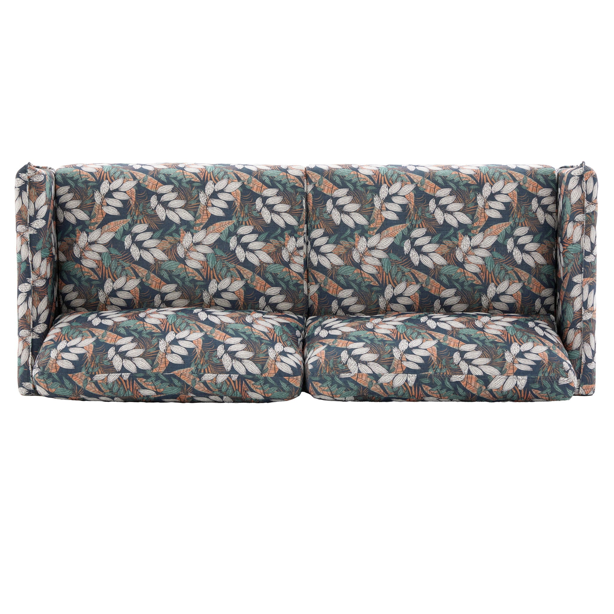 2 Seater Loveseat Sofa With Spacious Seating Area